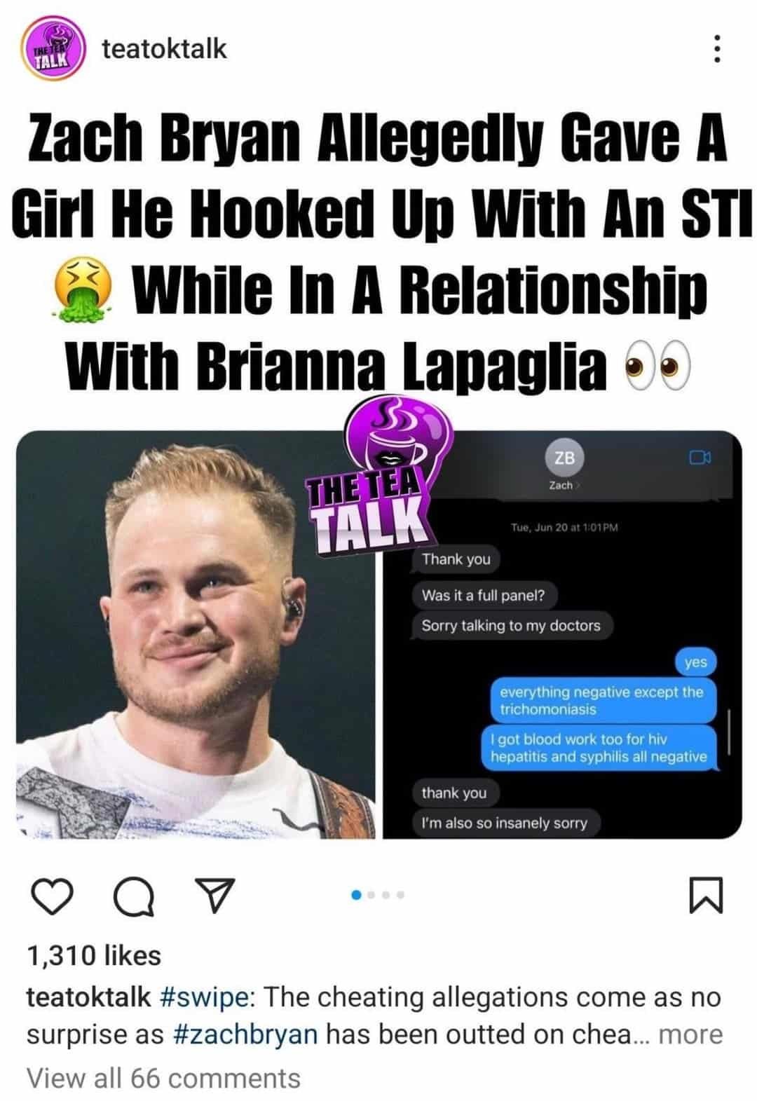 Zach Bryan Cheated on Wife